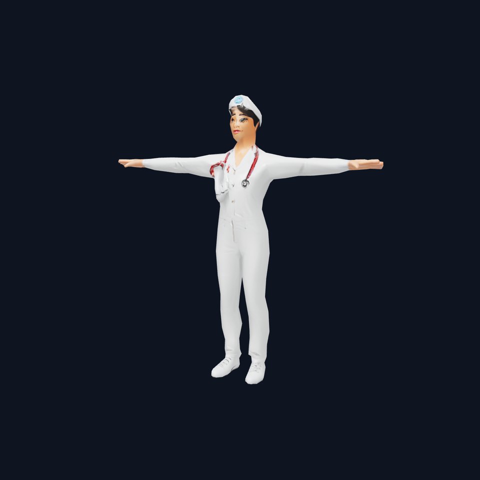 Medical Professional Character Model Pack